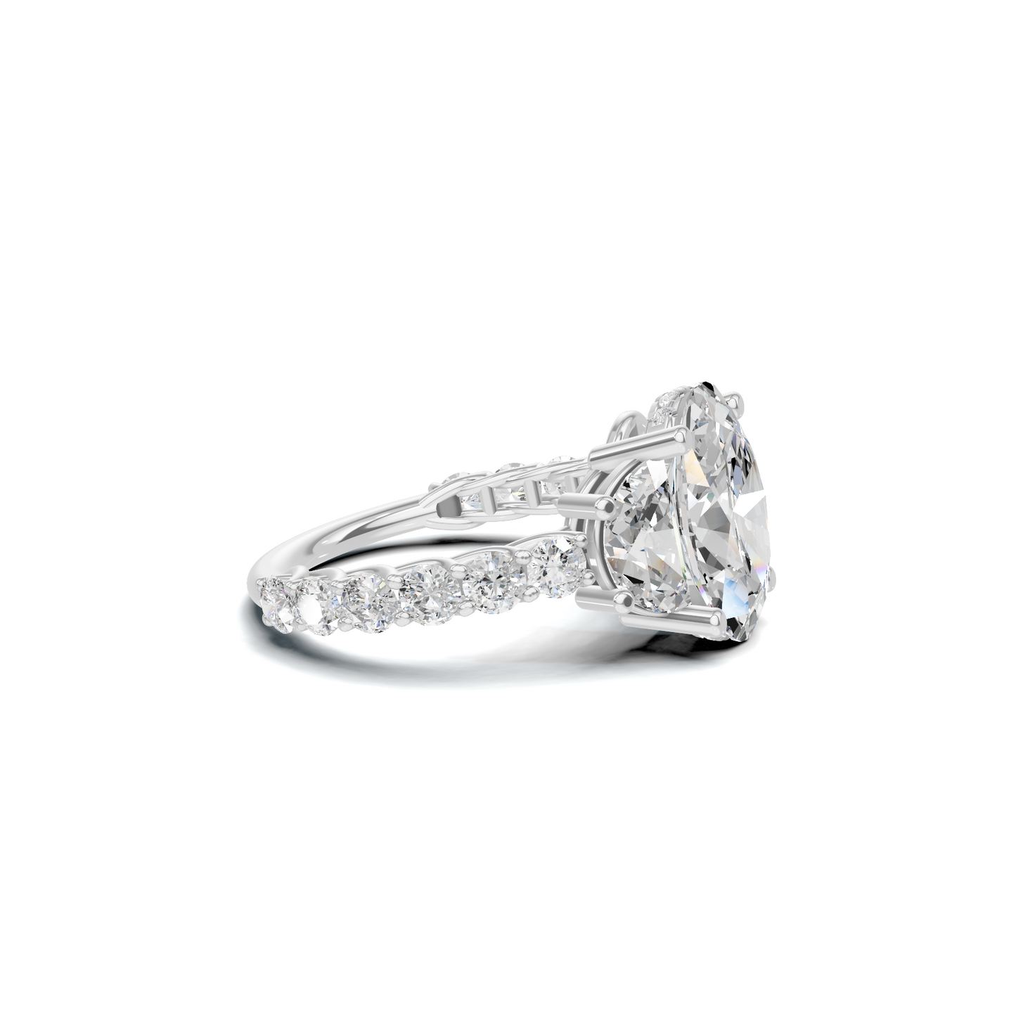 Luxe Brilliant Shared Prong Ring