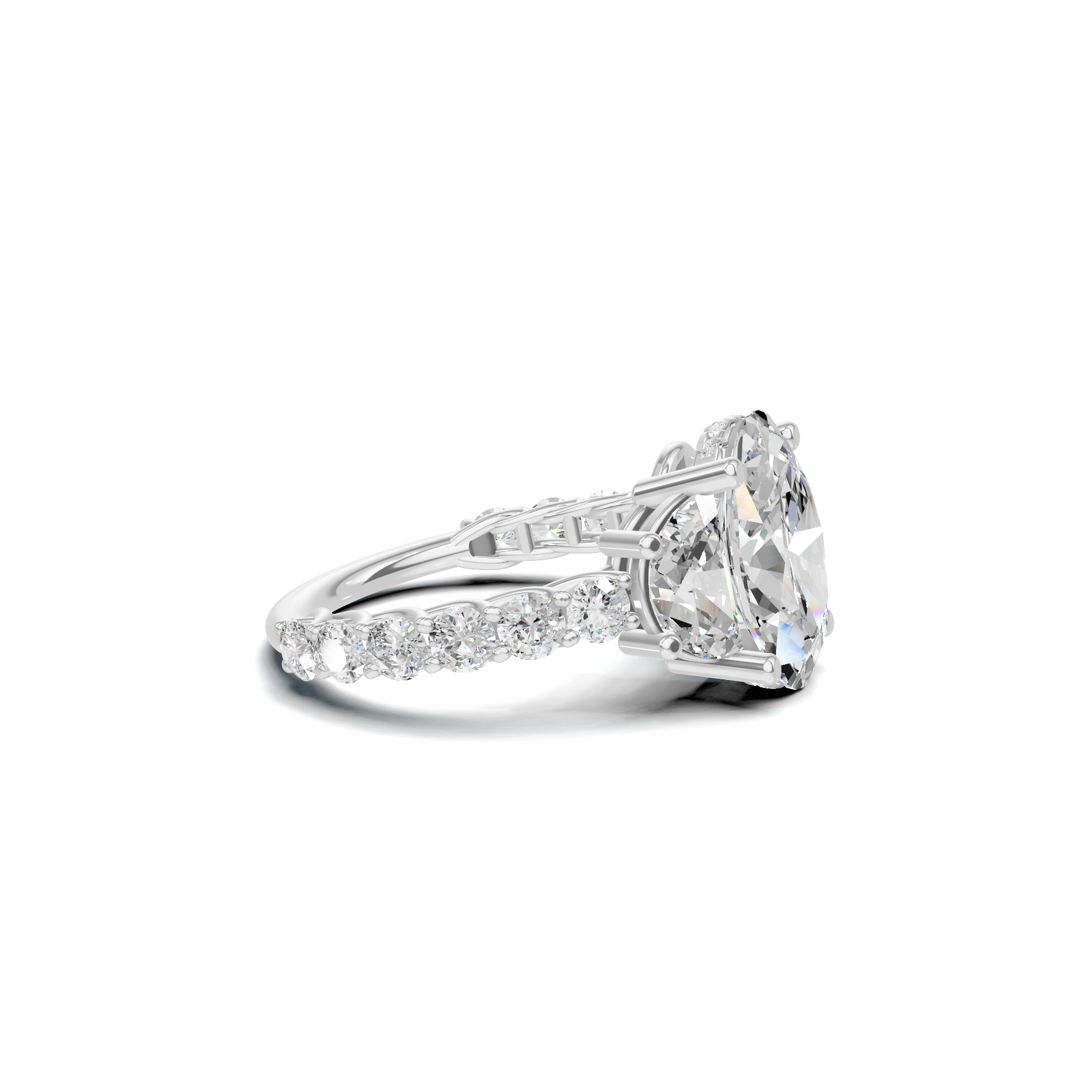 Luxe Brilliant Shared Prong Ring