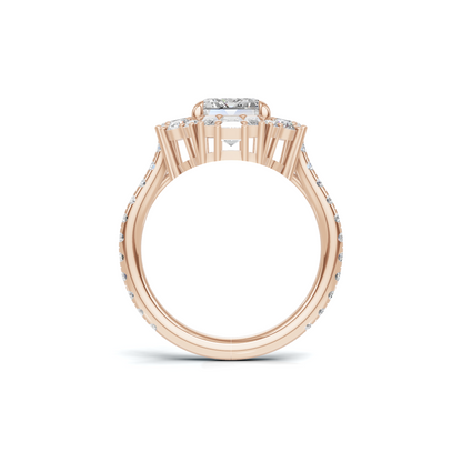 Luxe Brilliant Three Stone Ring
