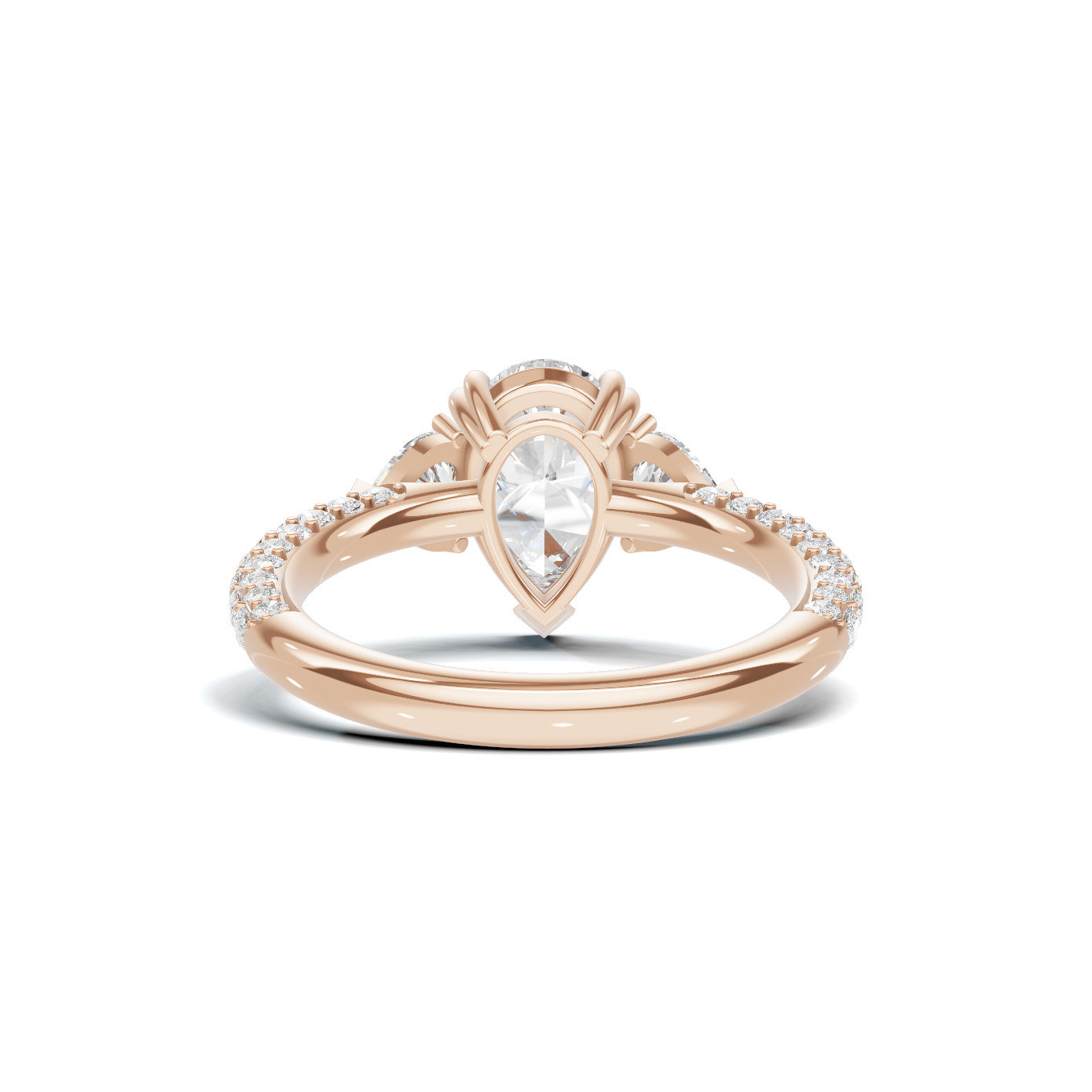 Luxe Brilliant Three Stone Ring
