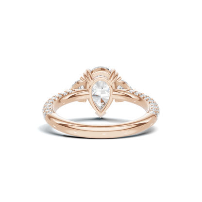 Luxe Brilliant Three Stone Ring