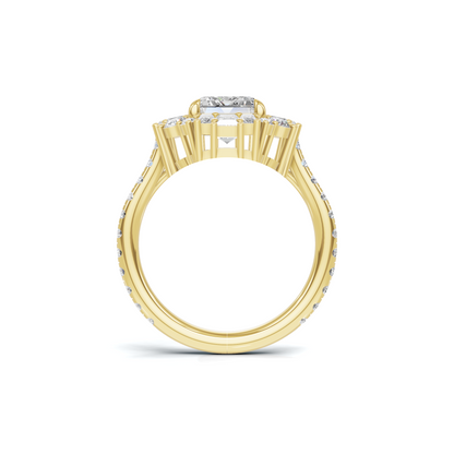 Luxe Brilliant Three Stone Ring