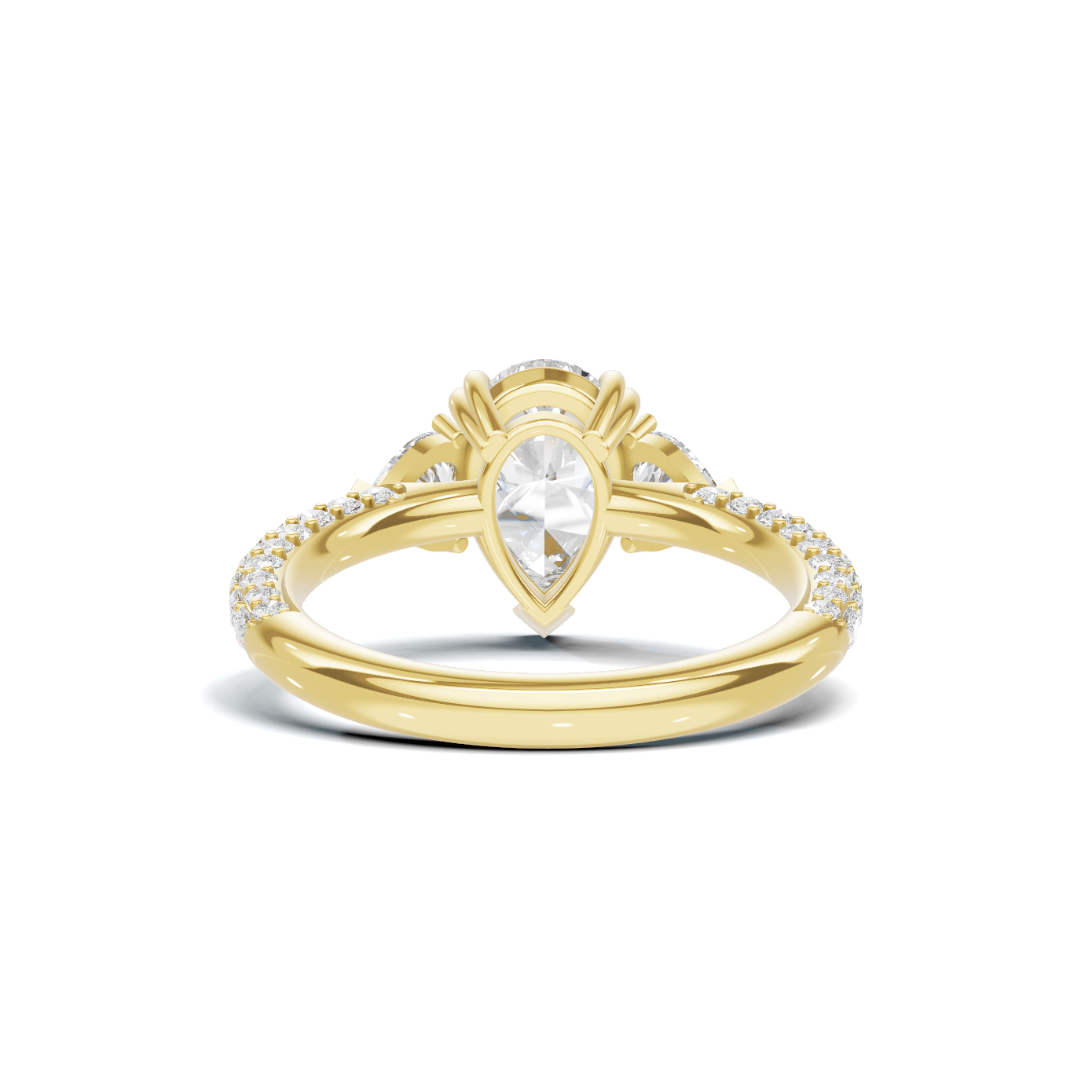 Luxe Brilliant Three Stone Ring