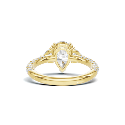 Luxe Brilliant Three Stone Ring