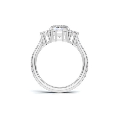 Luxe Brilliant Three Stone Ring