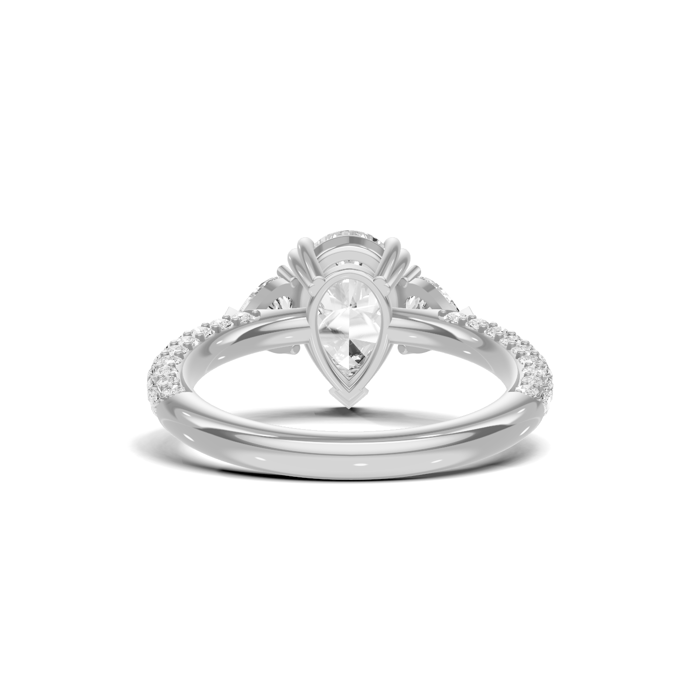 Luxe Brilliant Three Stone Ring