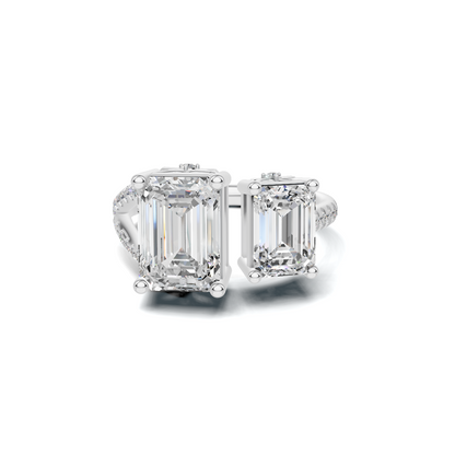 Luxe Dual Stone Ring