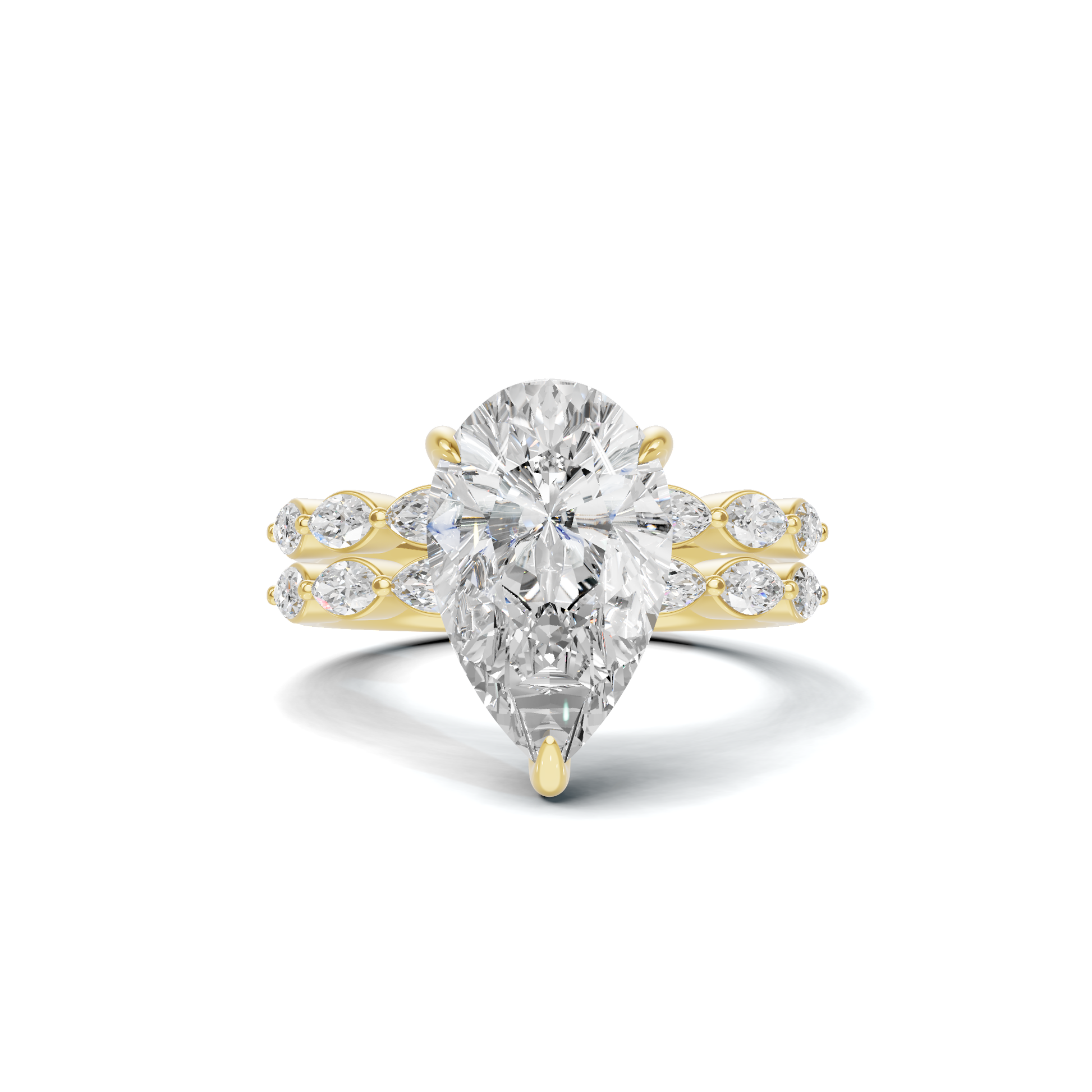 Luxe Elegant Accented Statement Ring