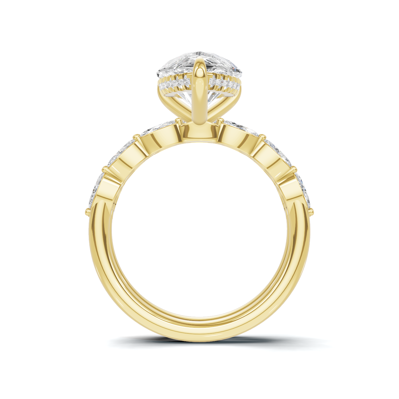 Luxe Elegant Accented Statement Ring