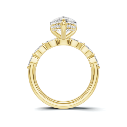 Luxe Elegant Accented Statement Ring