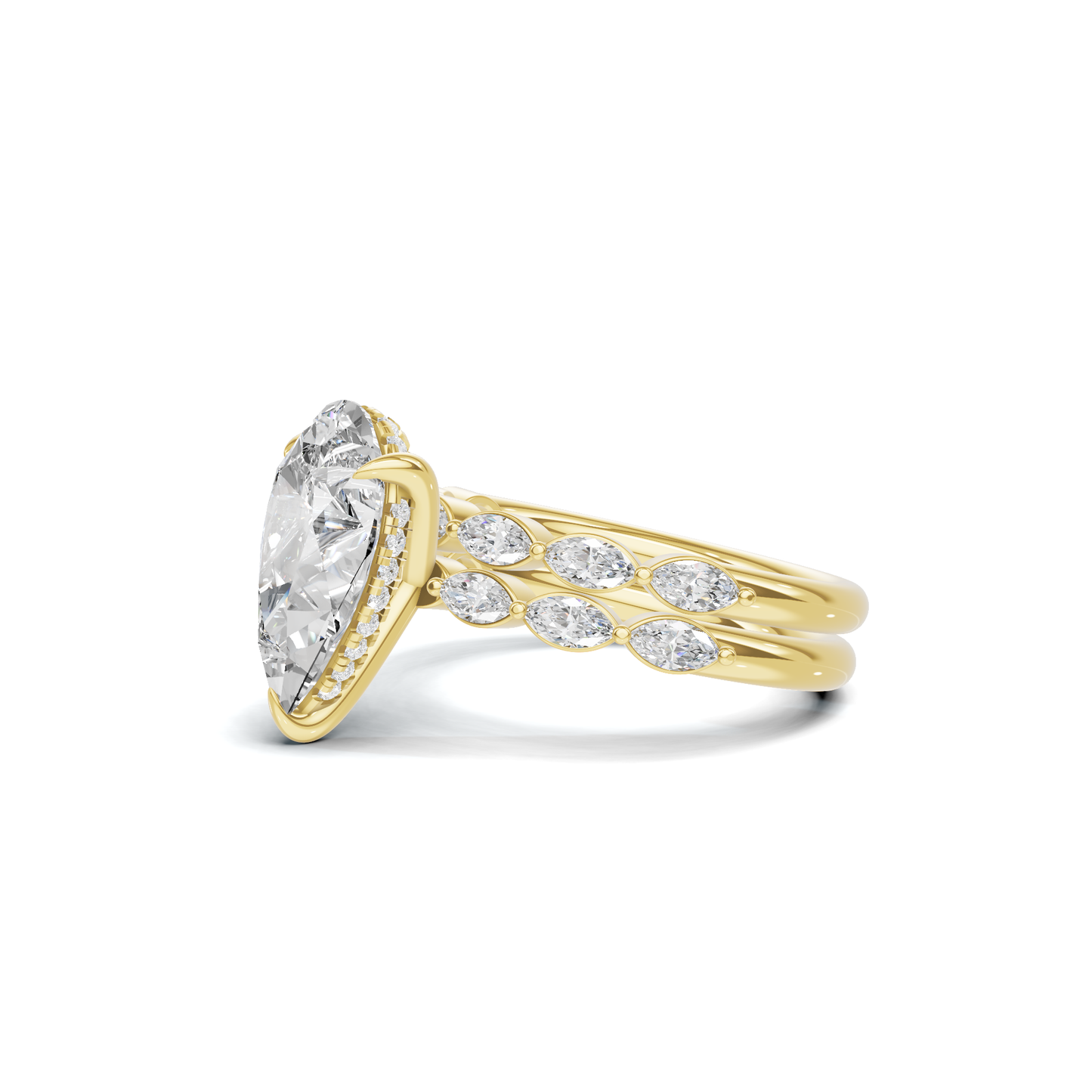 Luxe Elegant Accented Statement Ring