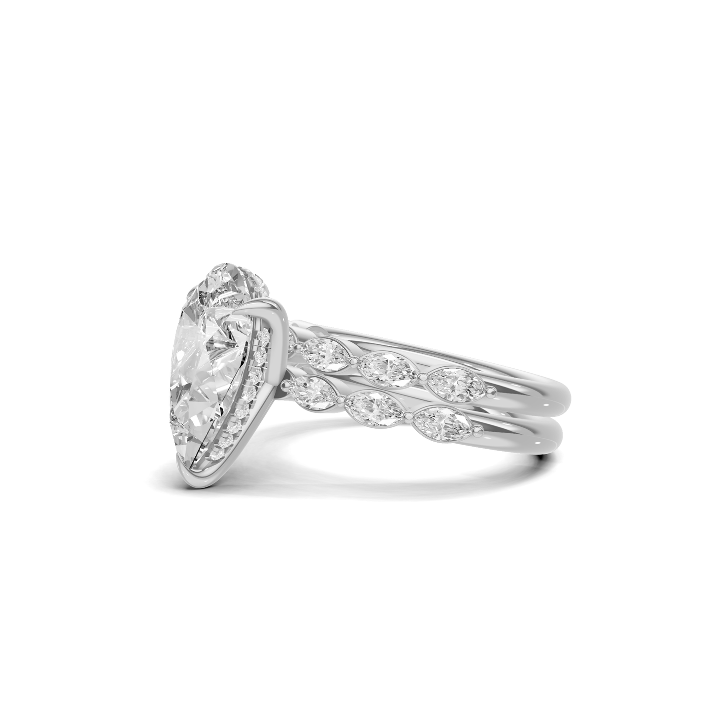 Luxe Elegant Accented Statement Ring