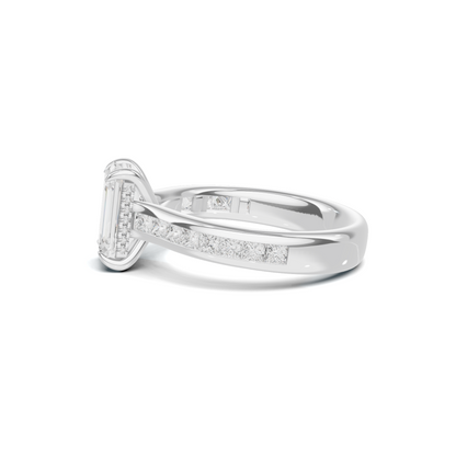 Luxe Elegant Channel Set Ring