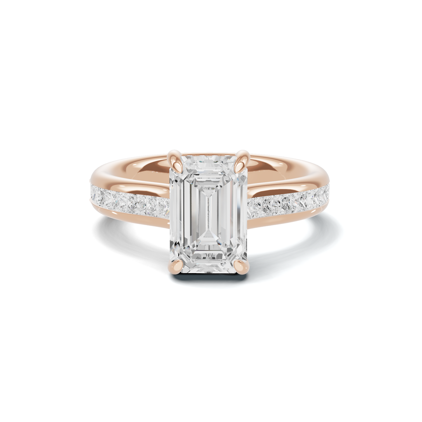 Luxe Elegant Channel Set Ring