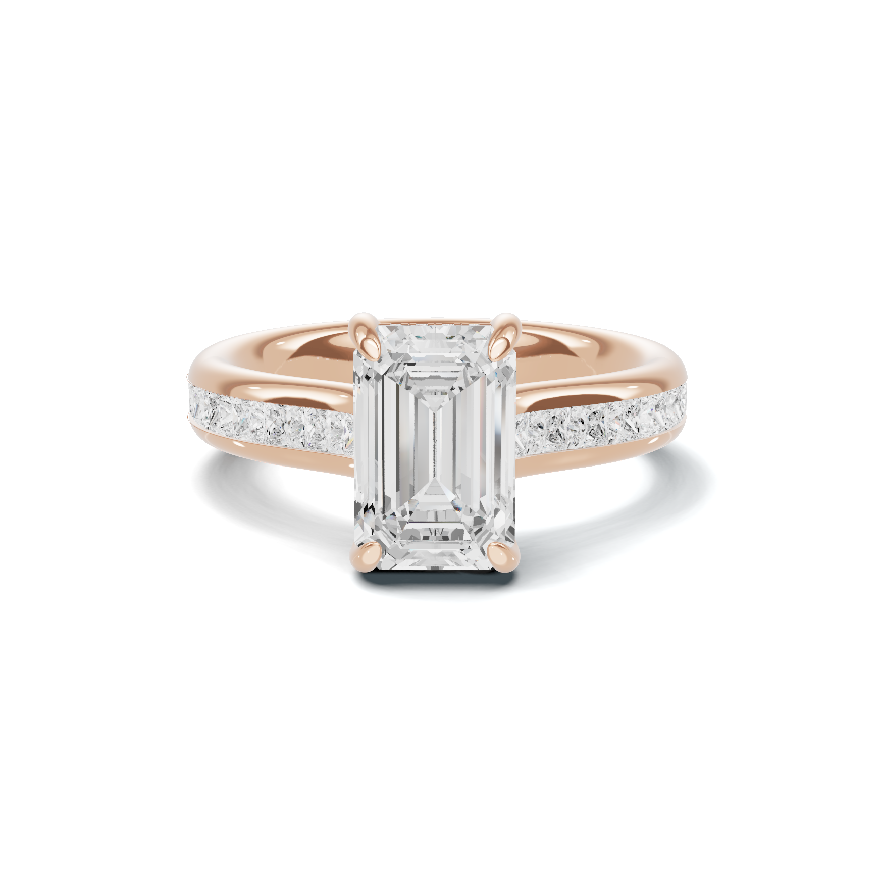 Luxe Elegant Channel Set Ring