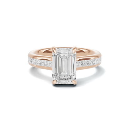 Luxe Elegant Channel Set Ring