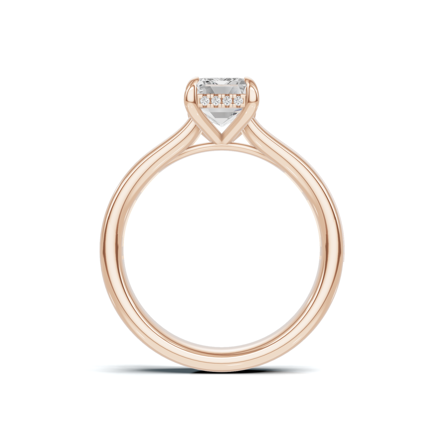 Luxe Elegant Channel Set Ring