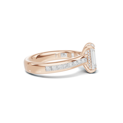 Luxe Elegant Channel Set Ring
