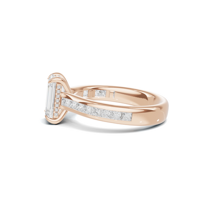 Luxe Elegant Channel Set Ring
