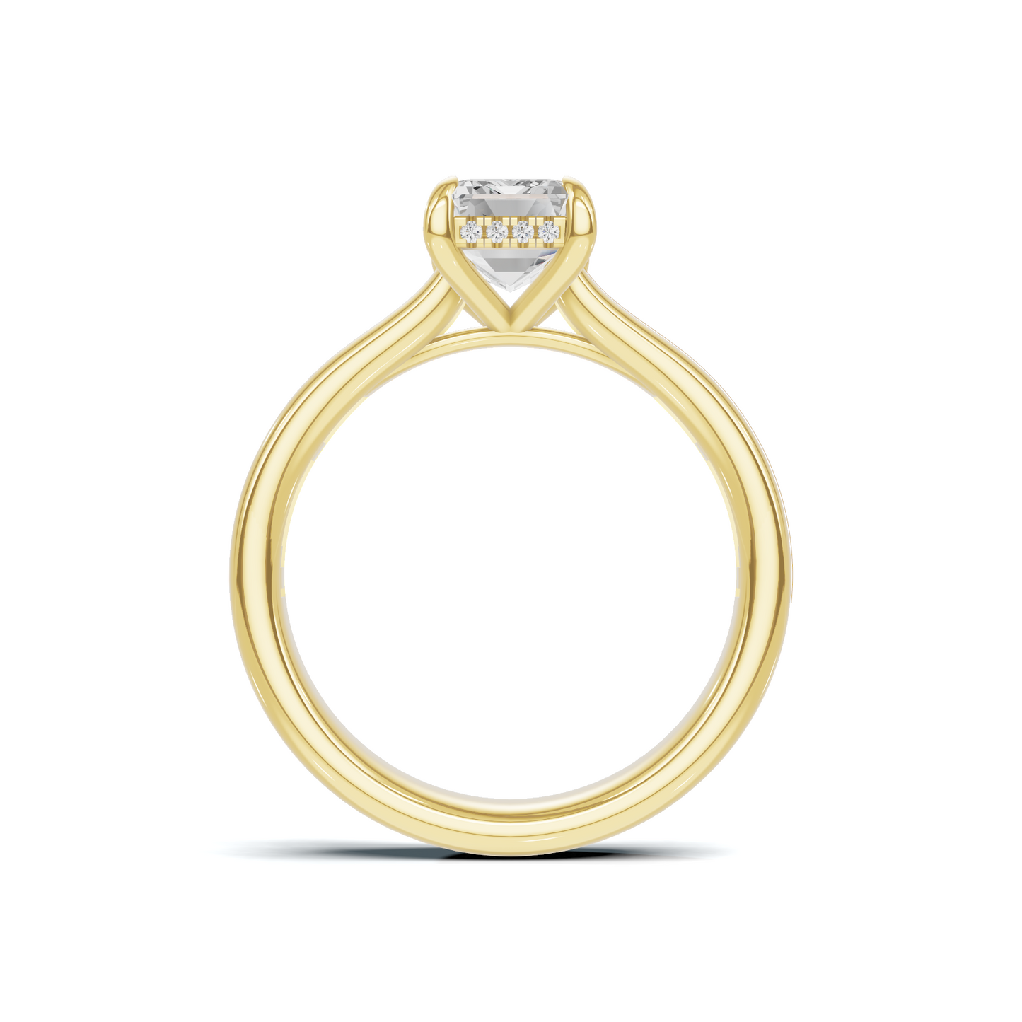 Luxe Elegant Channel Set Ring