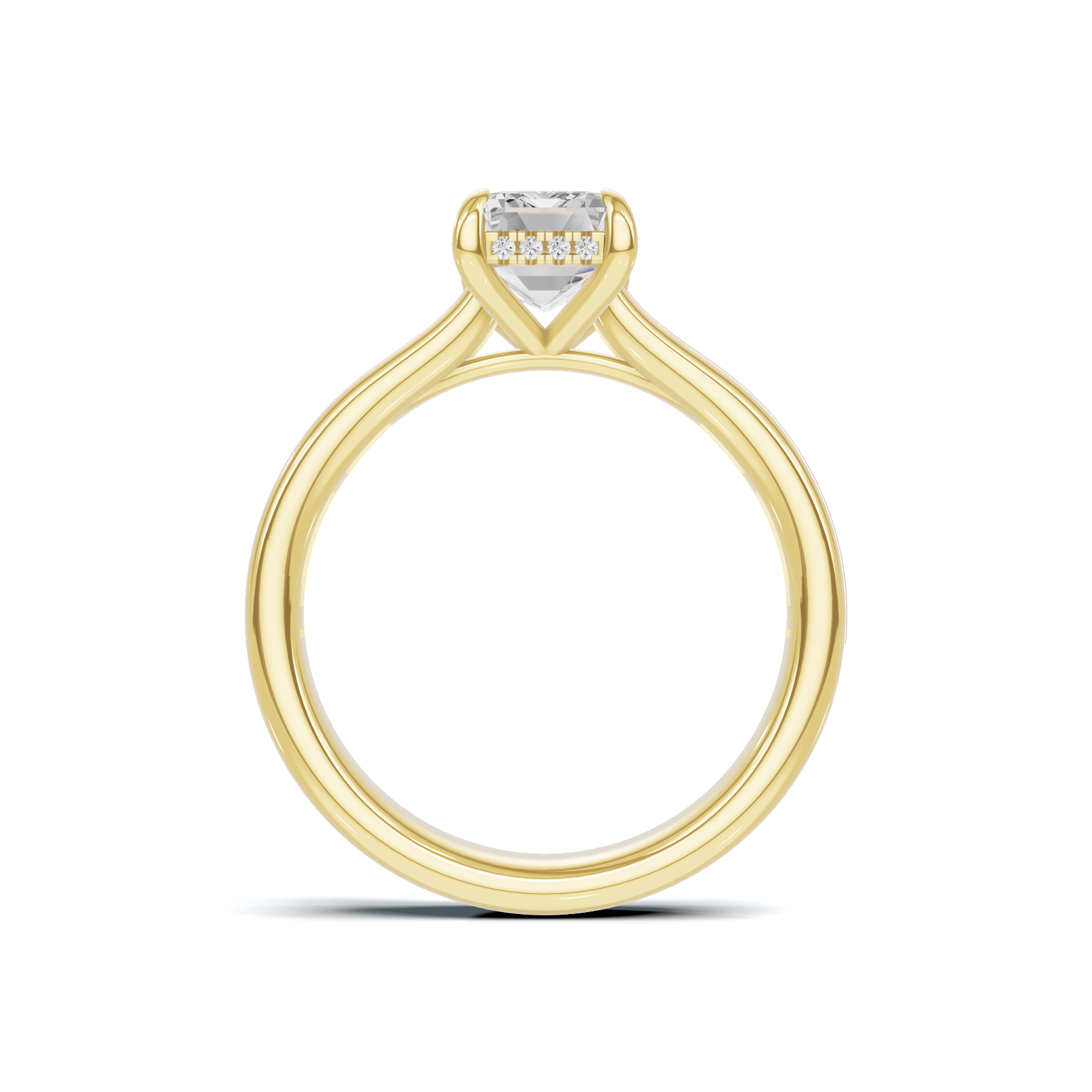 Luxe Elegant Channel Set Ring