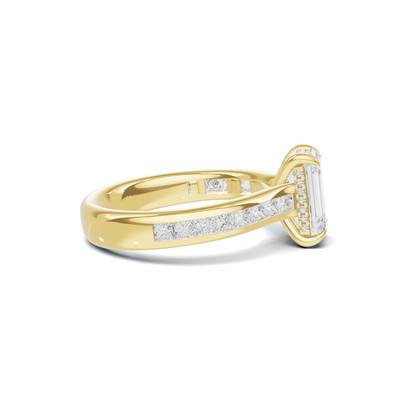 Luxe Elegant Channel Set Ring
