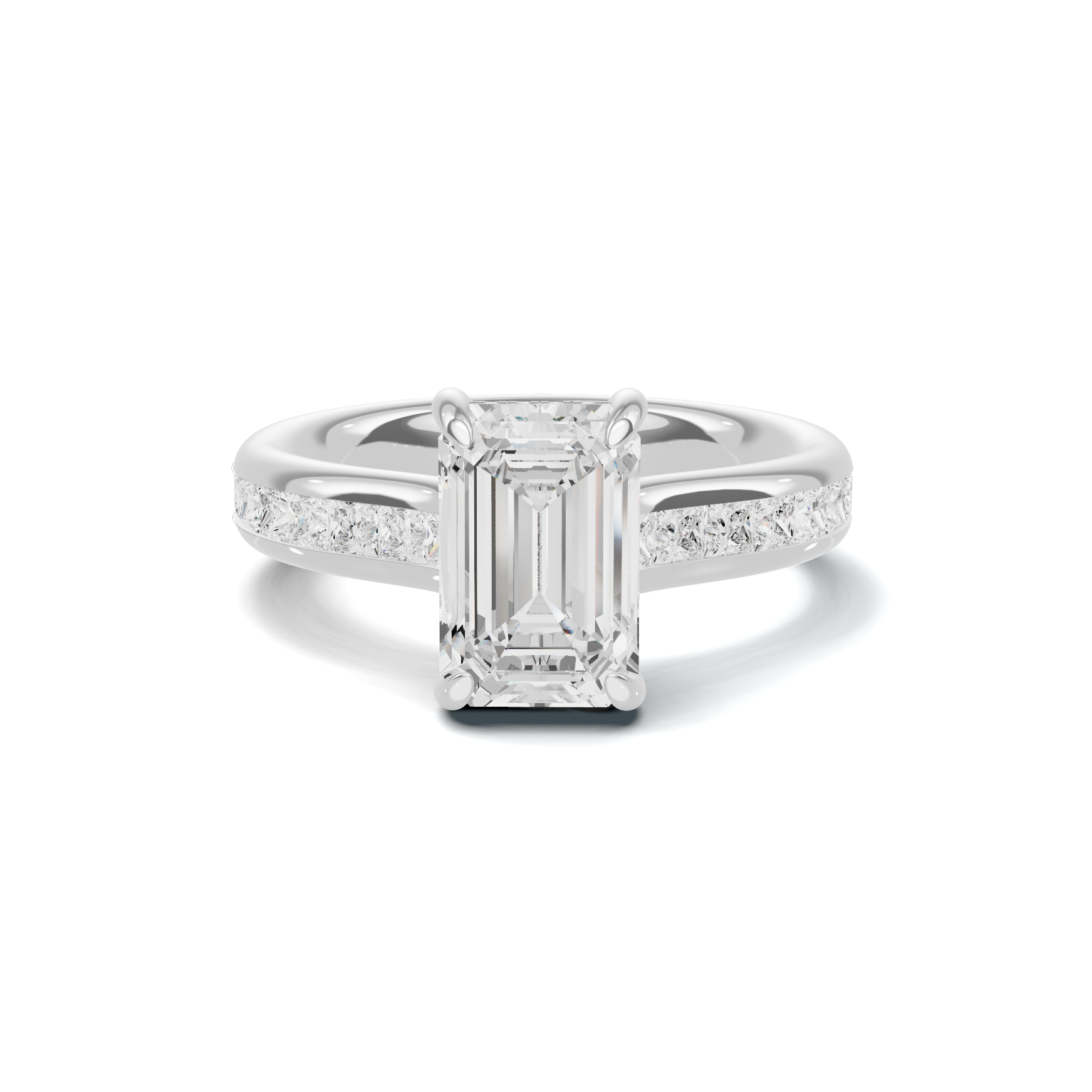 Luxe Elegant Channel Set Ring