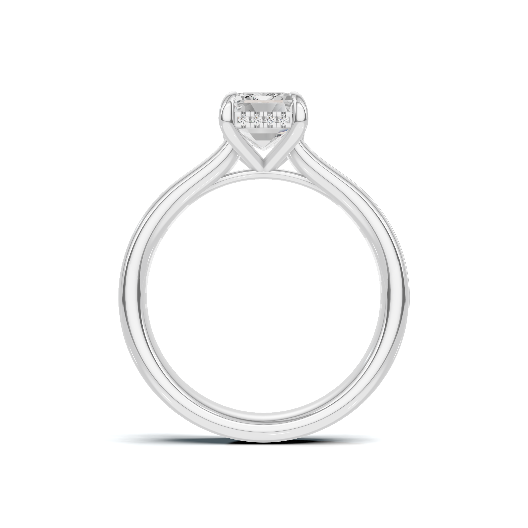 Luxe Elegant Channel Set Ring