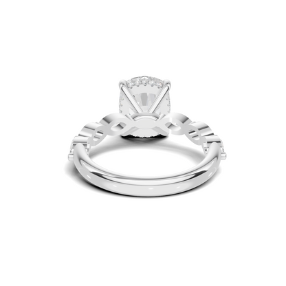 Luxe Elegant Marquise Accented Ring