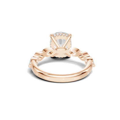 Luxe Elegant Marquise Accented Ring