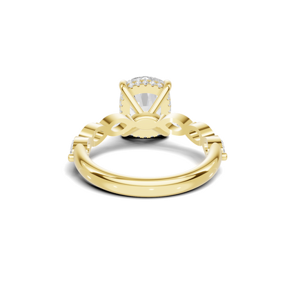 Luxe Elegant Marquise Accented Ring