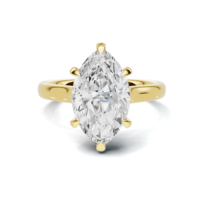 Luxe Elegant Marquise Solitaire Ring