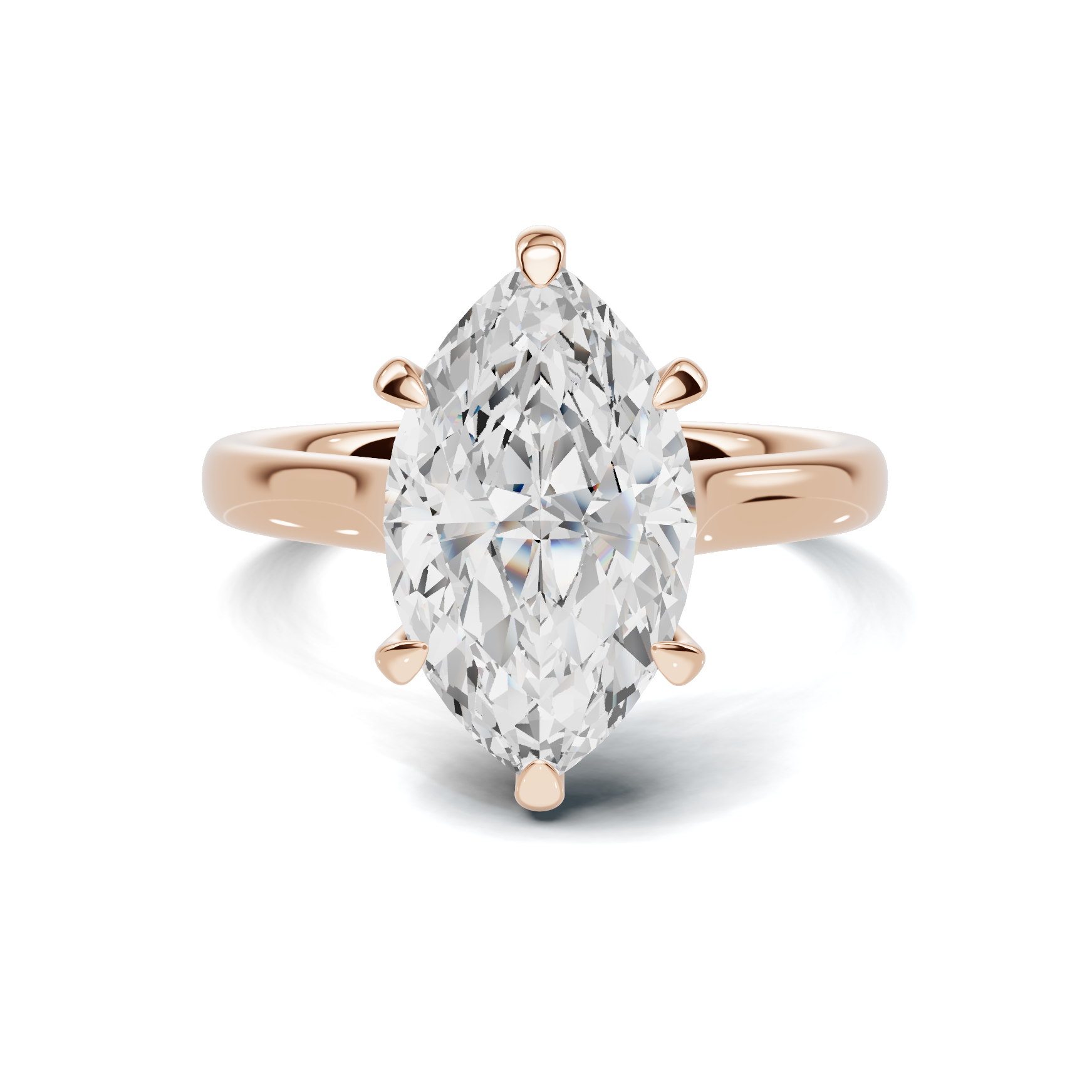 Luxe Elegant Marquise Solitaire Ring