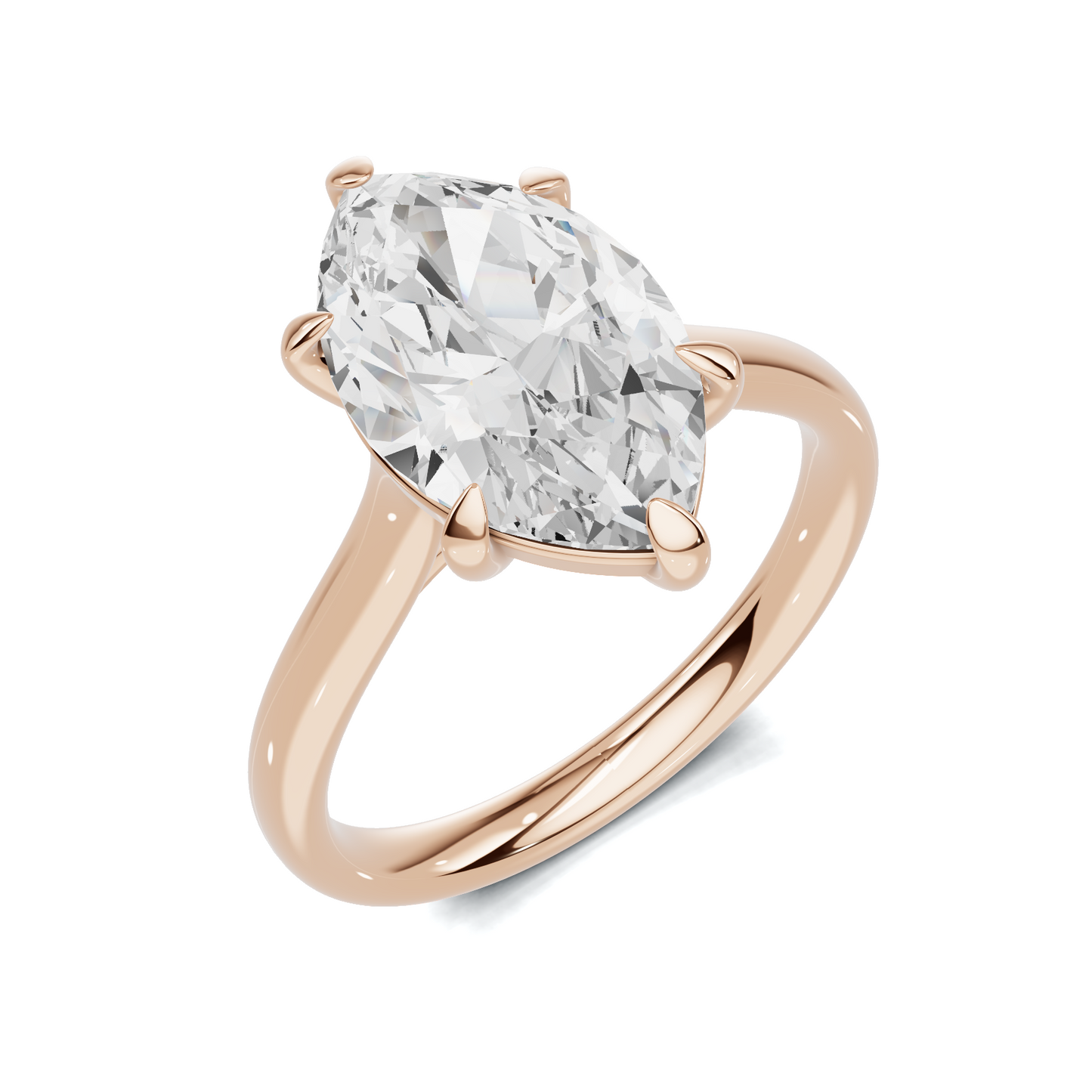 Luxe Elegant Marquise Solitaire Ring