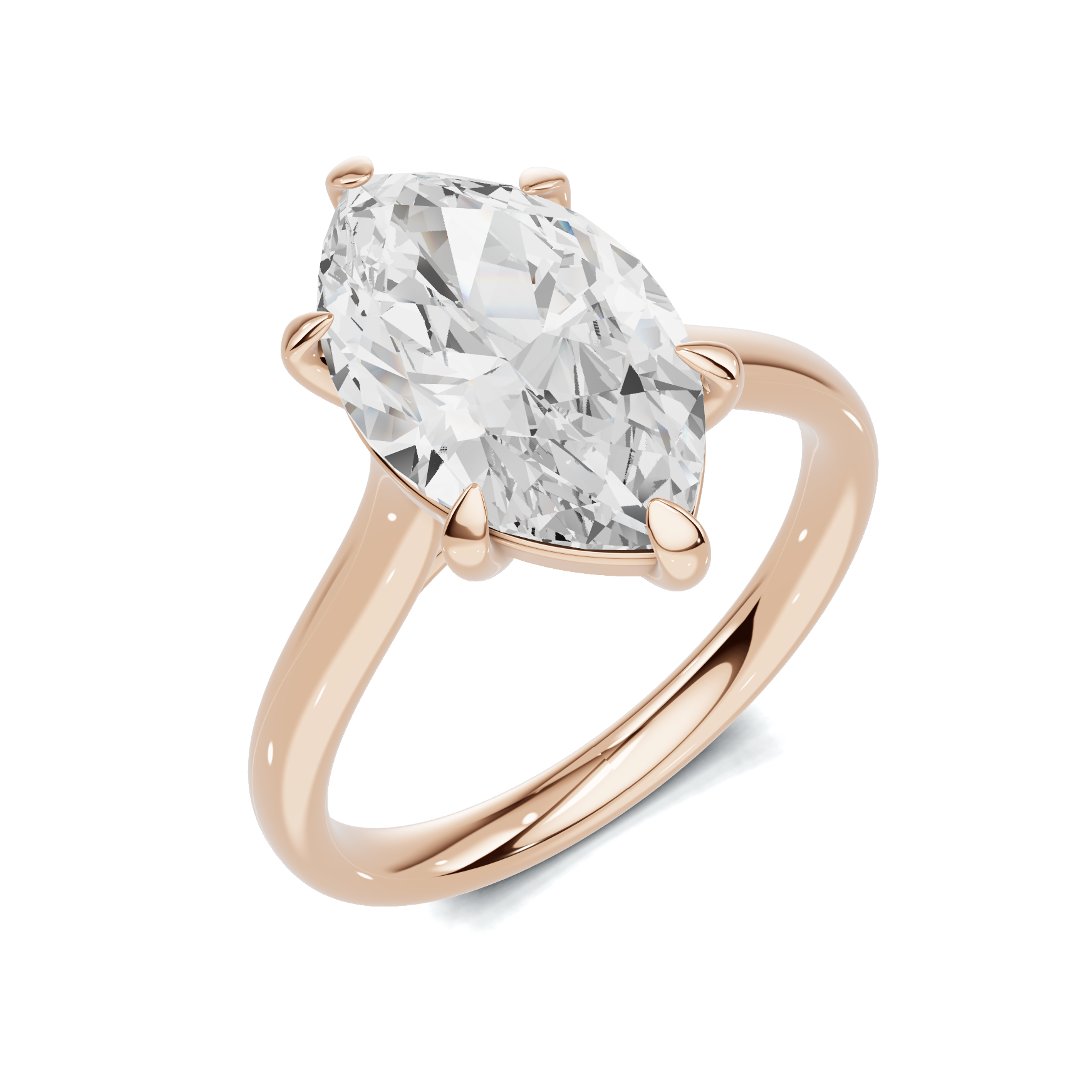 Luxe Elegant Marquise Solitaire Ring