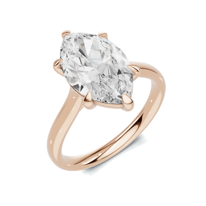 Luxe Elegant Marquise Solitaire Ring