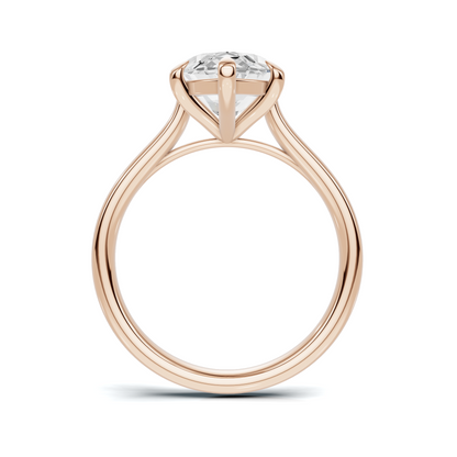 Luxe Elegant Marquise Solitaire Ring