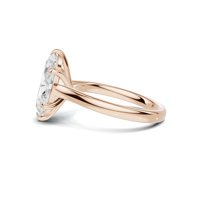 Luxe Elegant Marquise Solitaire Ring