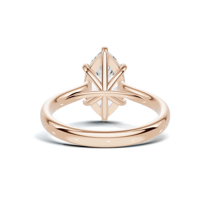 Luxe Elegant Marquise Solitaire Ring