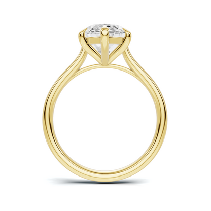 Luxe Elegant Marquise Solitaire Ring