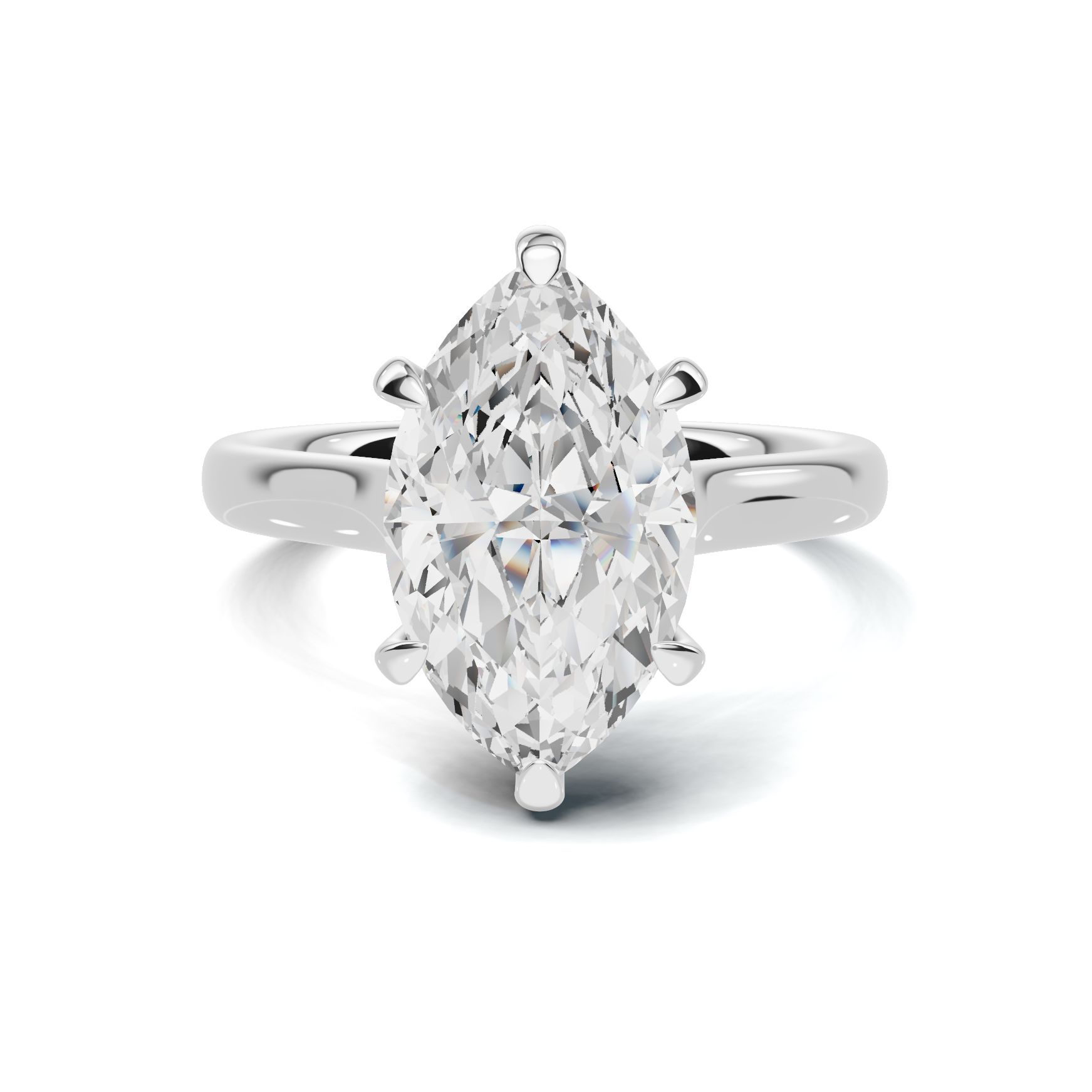 Luxe Elegant Marquise Solitaire Ring