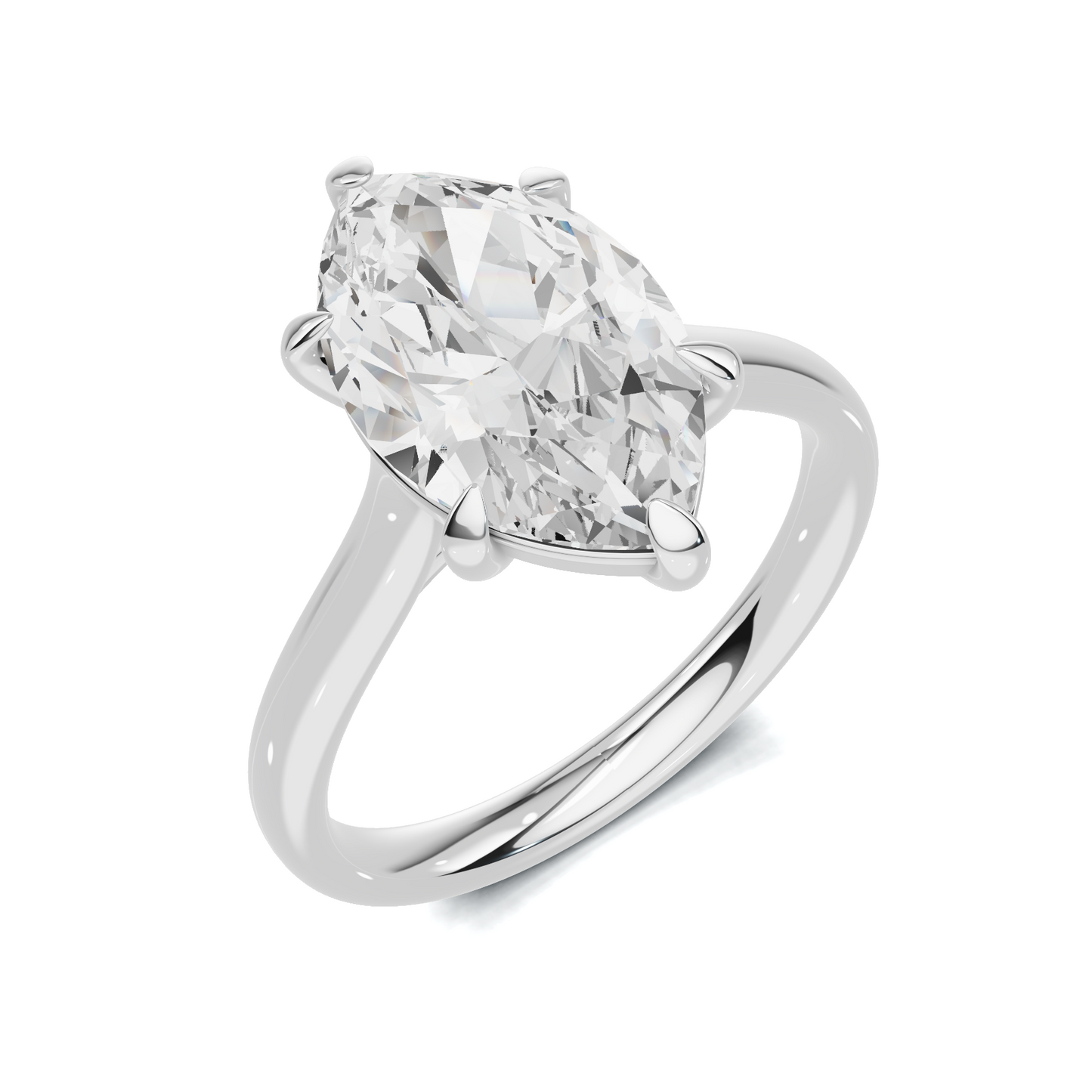 Luxe Elegant Marquise Solitaire Ring