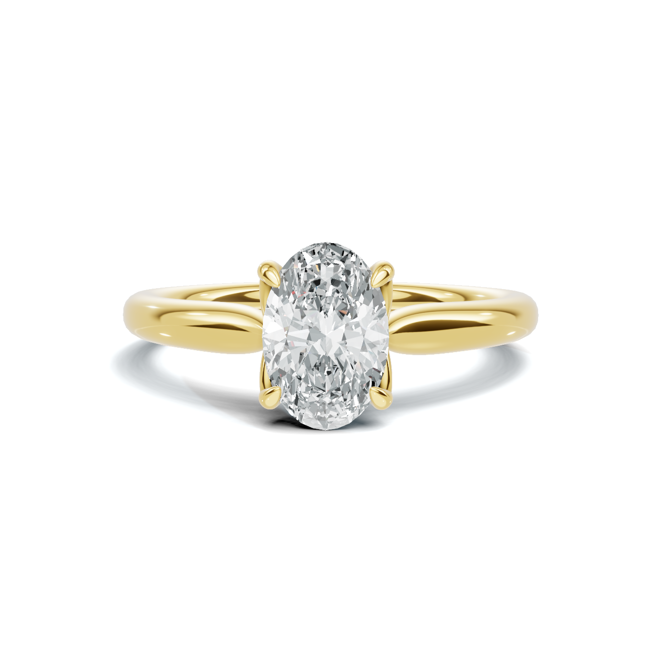 Luxe Elegant Minimalist Solitaire Ring