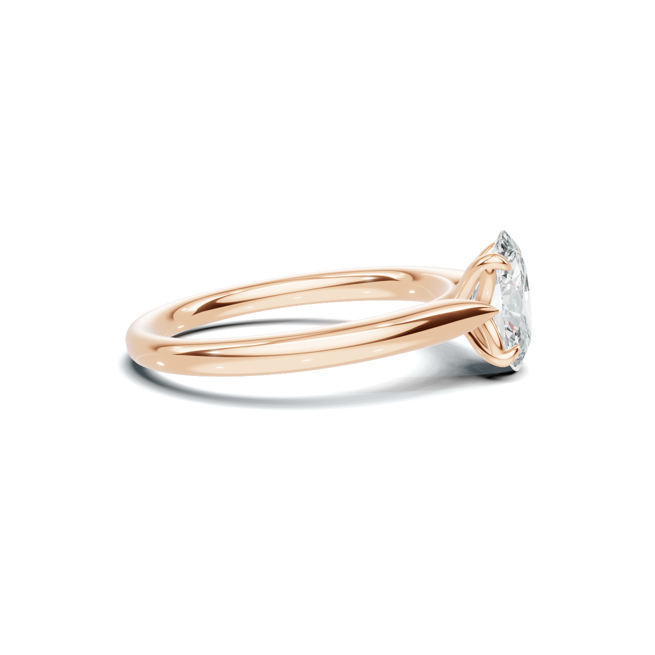 Luxe Elegant Minimalist Solitaire Ring