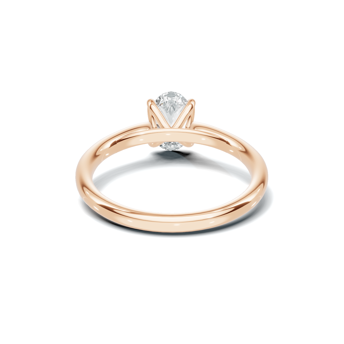 Luxe Elegant Minimalist Solitaire Ring