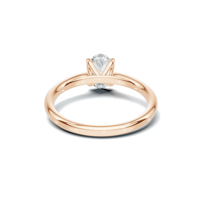 Luxe Elegant Minimalist Solitaire Ring