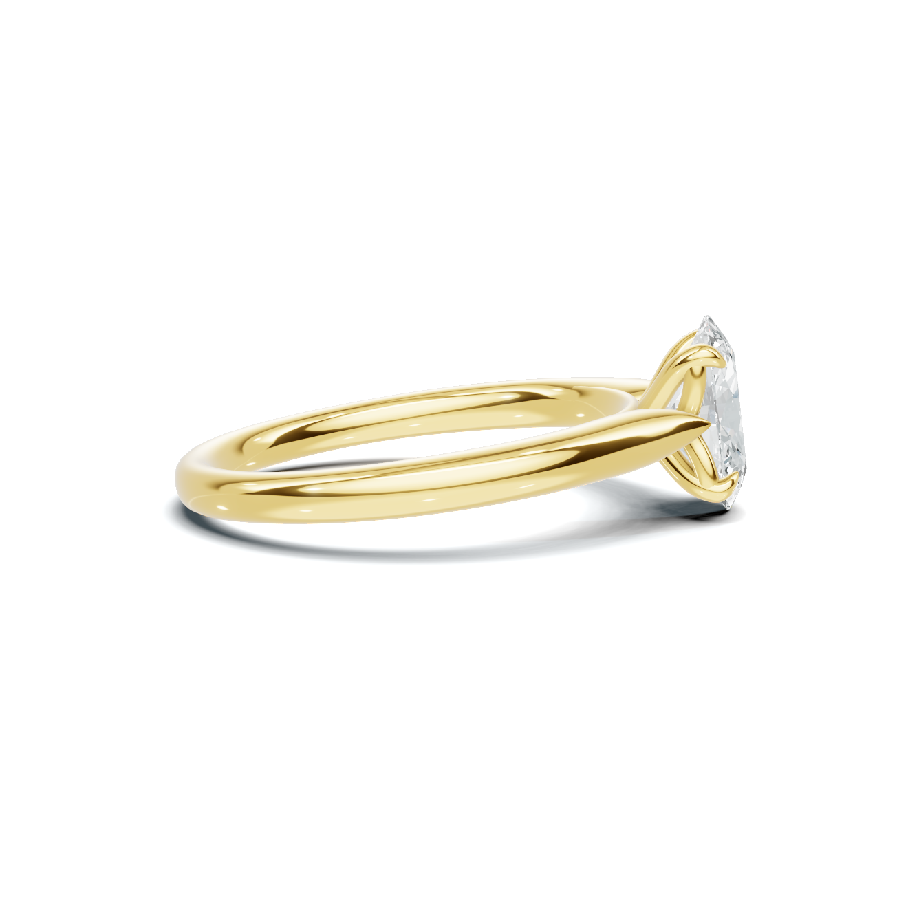 Luxe Elegant Minimalist Solitaire Ring