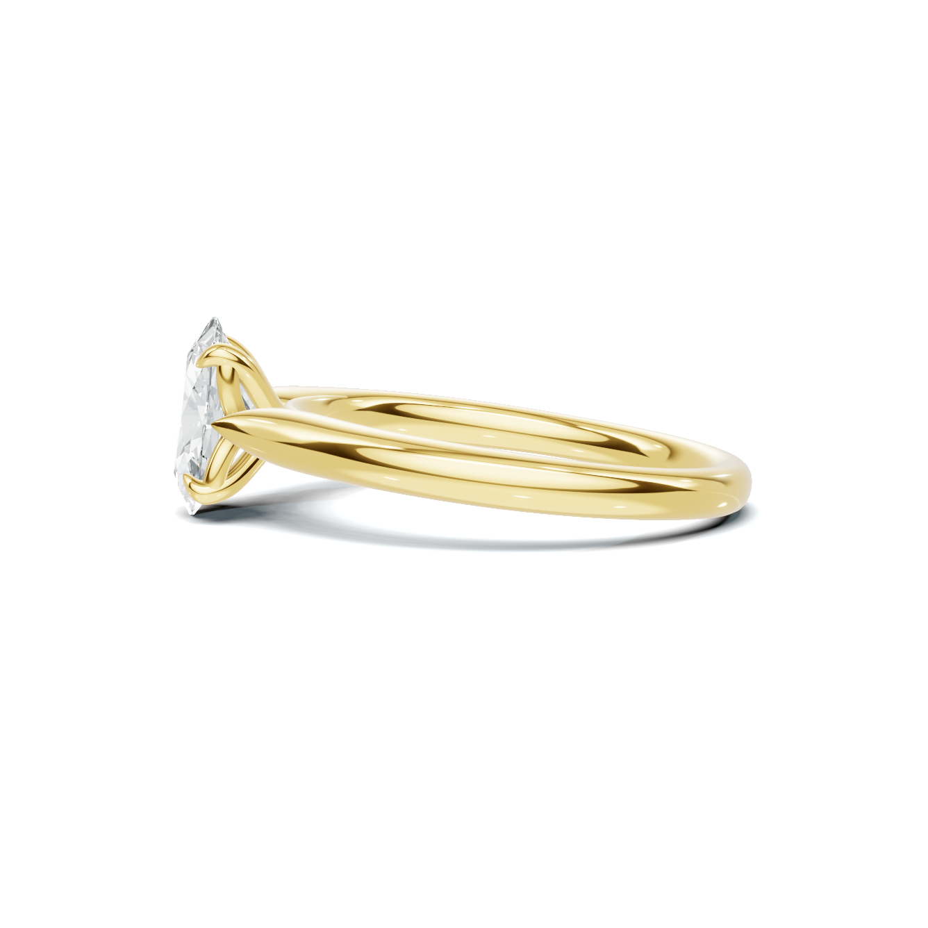 Luxe Elegant Minimalist Solitaire Ring