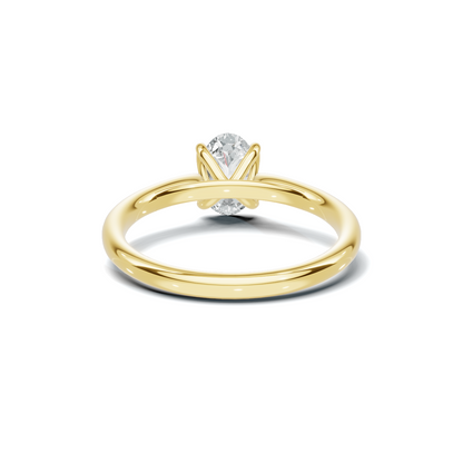 Luxe Elegant Minimalist Solitaire Ring