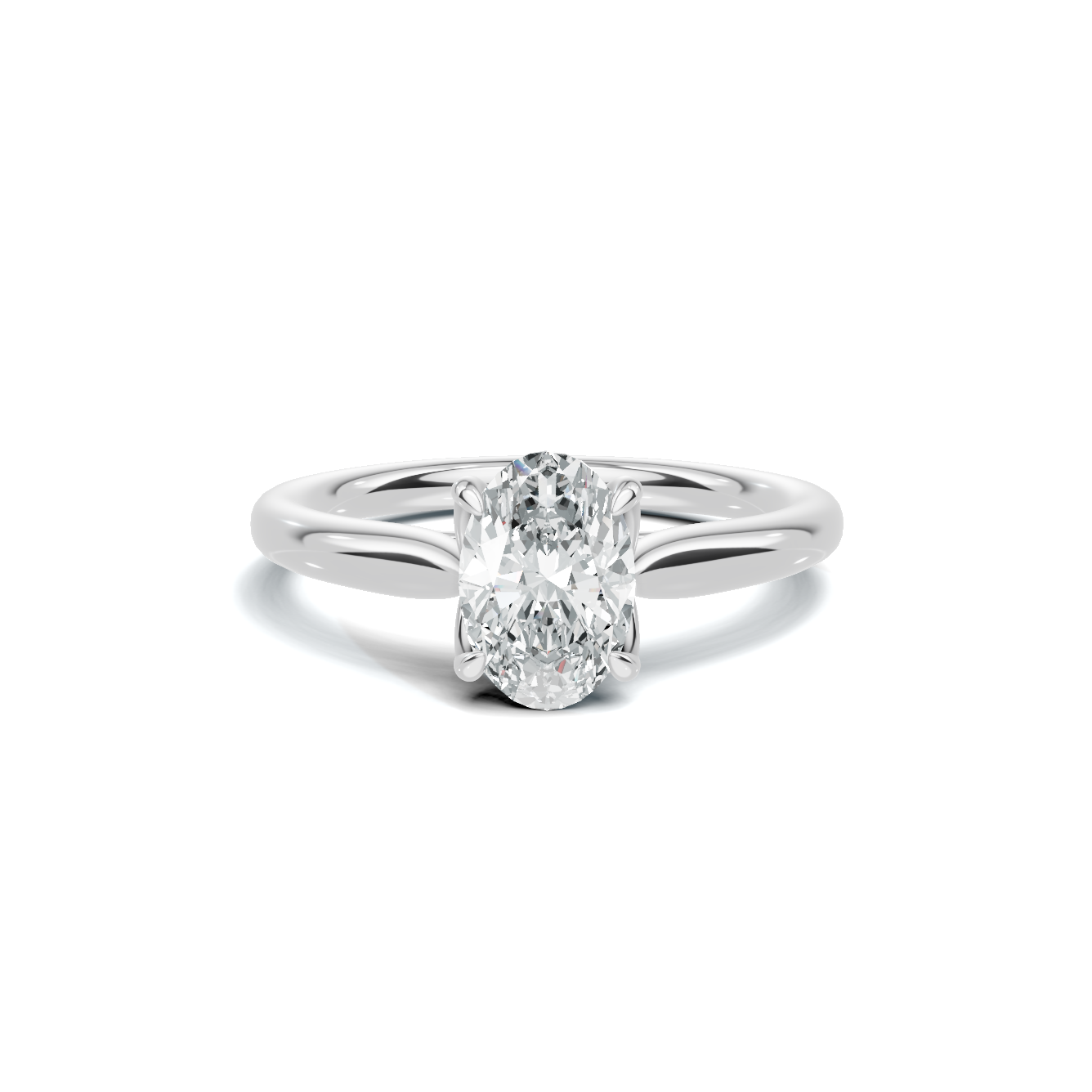 Luxe Elegant Minimalist Solitaire Ring